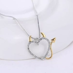 She Devil Heart Necklace